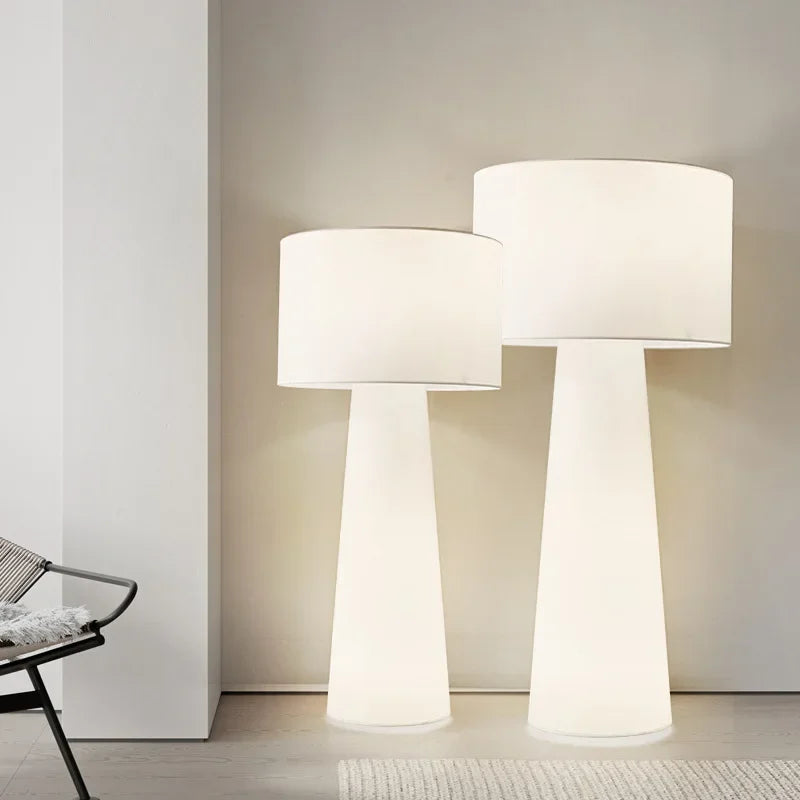 Gulvlampe til stue og moderne cylindrisk lampe – Flere størrelser tilgængelige til elegant interiør 