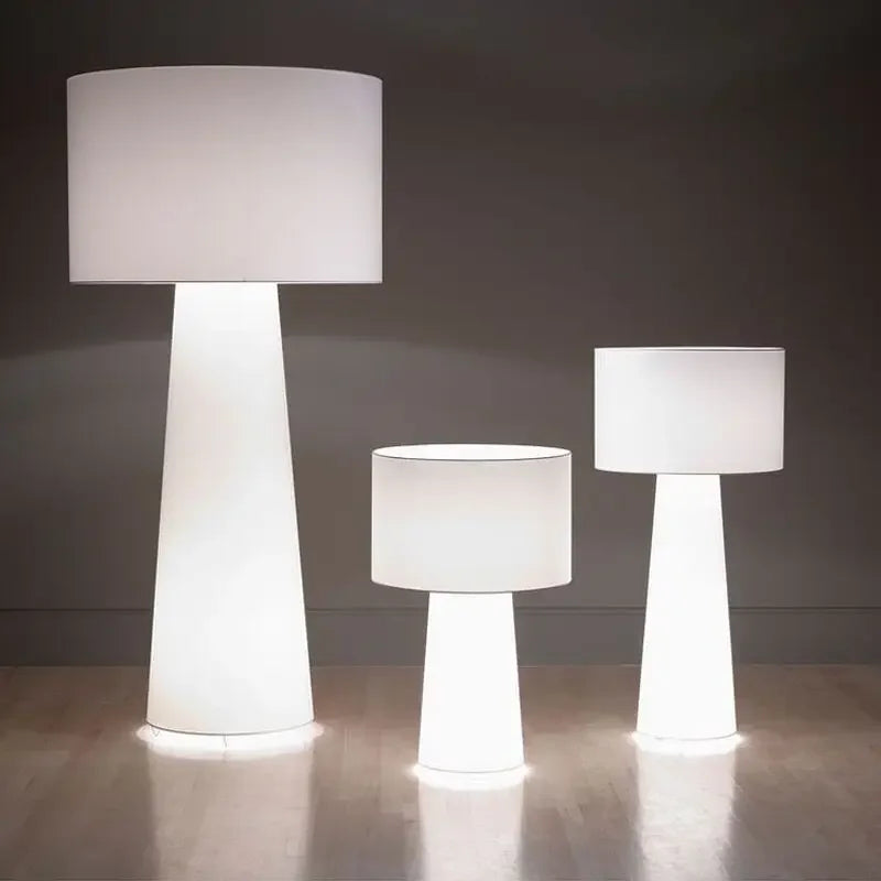 Gulvlampe til stue og moderne cylindrisk lampe – Flere størrelser tilgængelige til elegant interiør 