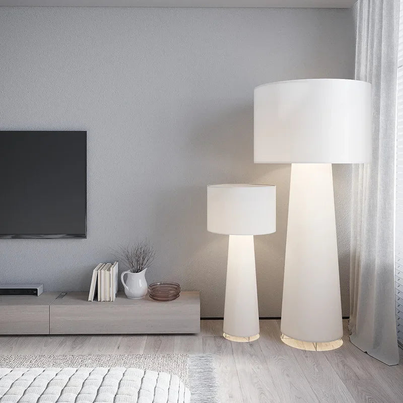 Gulvlampe til stue og moderne cylindrisk lampe – Flere størrelser tilgængelige til elegant interiør 